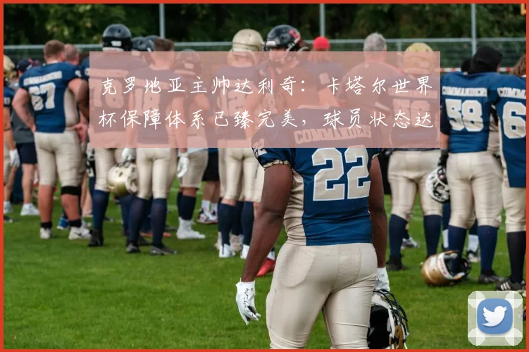 克罗地亚主帅达利奇：卡塔尔世界杯保障体系已臻完美，球员状态达巅峰